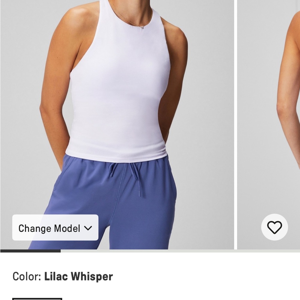 Fabletics Lilac Whisper Tank Top